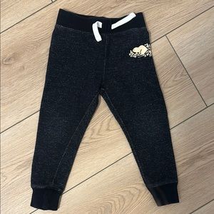 Kids Black Jogger Pants